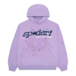 Sp5der Acai Hoodie Purple