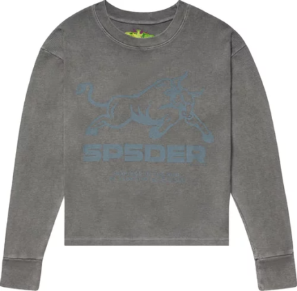 Sp5der Bull Thermal Long Sleeve Grey