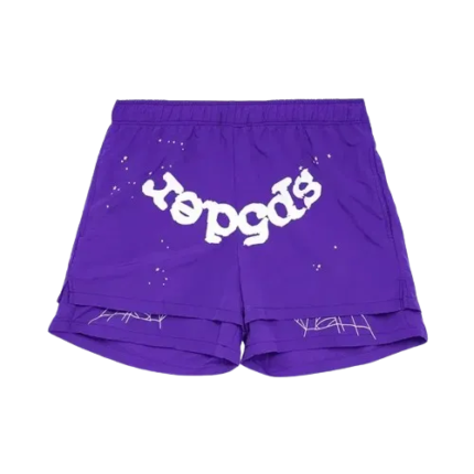 Sp5der Grape Logo Short