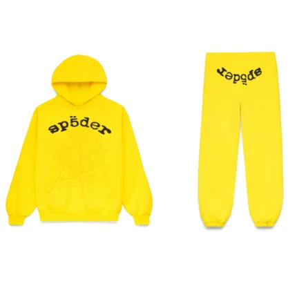 Sp5der LEGACY Tracksuit Yellow