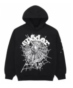Sp5der OG Web Hoodie Black