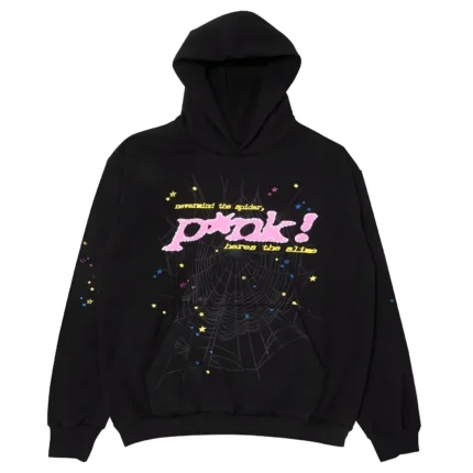 Sp5der PNK Hoodie Black