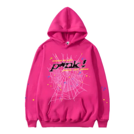 Sp5der PNK Hoodie Pink