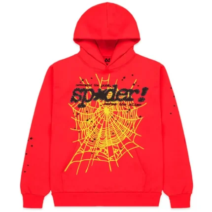 Sp5der PNK V2 Hoodie Red