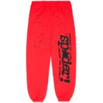 Sp5der PNK V2 Sweatpant Red
