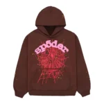 Sp5der Web Hoodie Brown